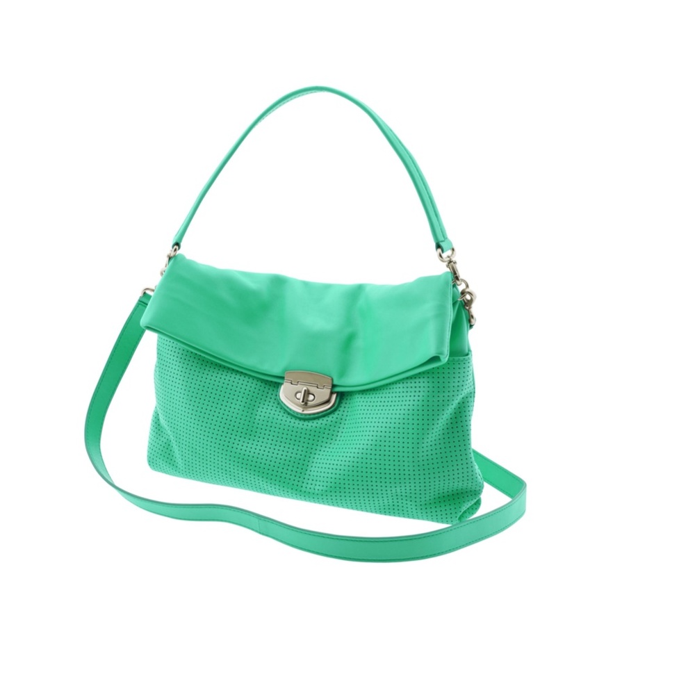 VGUC Banana Republic Gia Convertible Crossbody Purse in Green / Teal